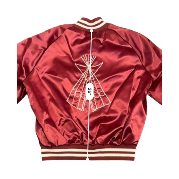 Vintage West Ark Men’s Burgundy Satin Jacket Honor Straight Dance Champi…​ - Picture 5 of 9